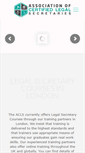 Mobile Screenshot of legal-secretary-courses.co.uk